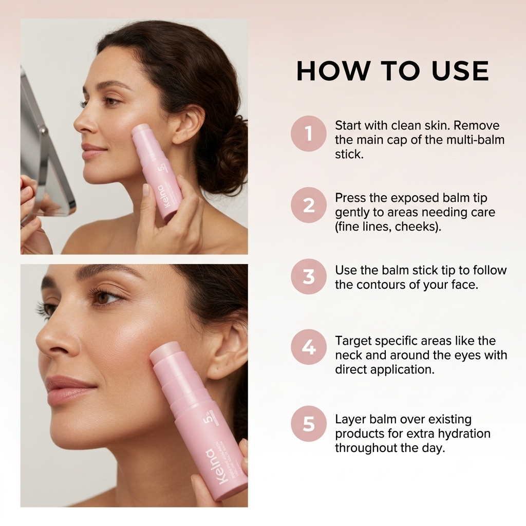 Pink Collagen Multi Balm Korean Skincare